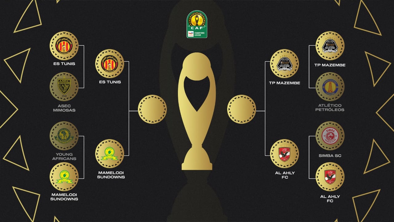 TotalEnergies CAF Champions League: TP Mazembe, Ahly, Esperance and Sundowns primed for Semis