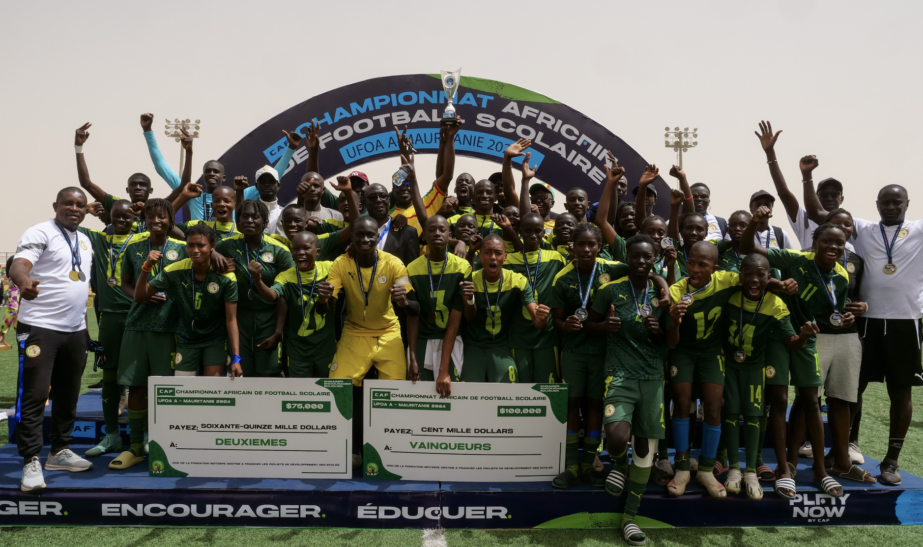 Republic of Congo emerge victorious at CAF African Schools Football Championship UNIFFAC Qualifiers